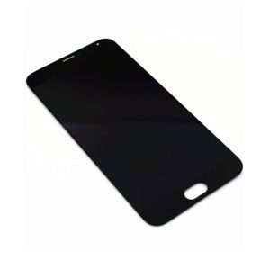 Meizu MX5 Front Glass Screen Panel Black - Előlapi üveg képernyő panel fekete