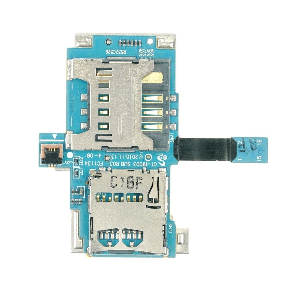 Samsung Galaxy SL i9003 SIM Flex Cable Tray Flex Cable - sim szim szalagkábel tálca szalagkábel