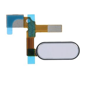 Huawei Honor 9 Home Button Fingerprint Reader White Flex Cable - home kezdőlap gomb ujjlenyomat olvasó fehér szalagkábel