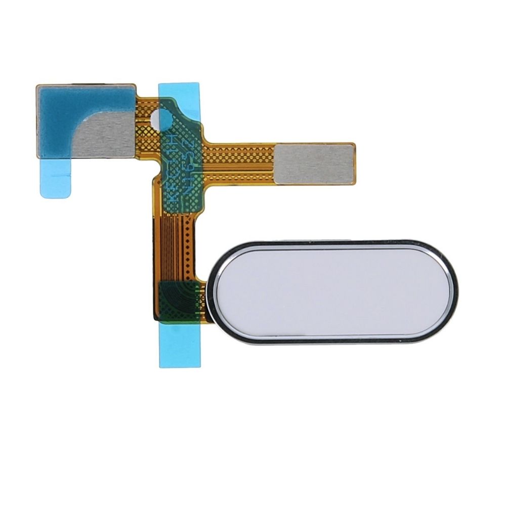 Huawei Honor 9 Home Button Fingerprint Reader White Flex Cable - home kezdőlap gomb ujjlenyomat olvasó fehér szalagkábel